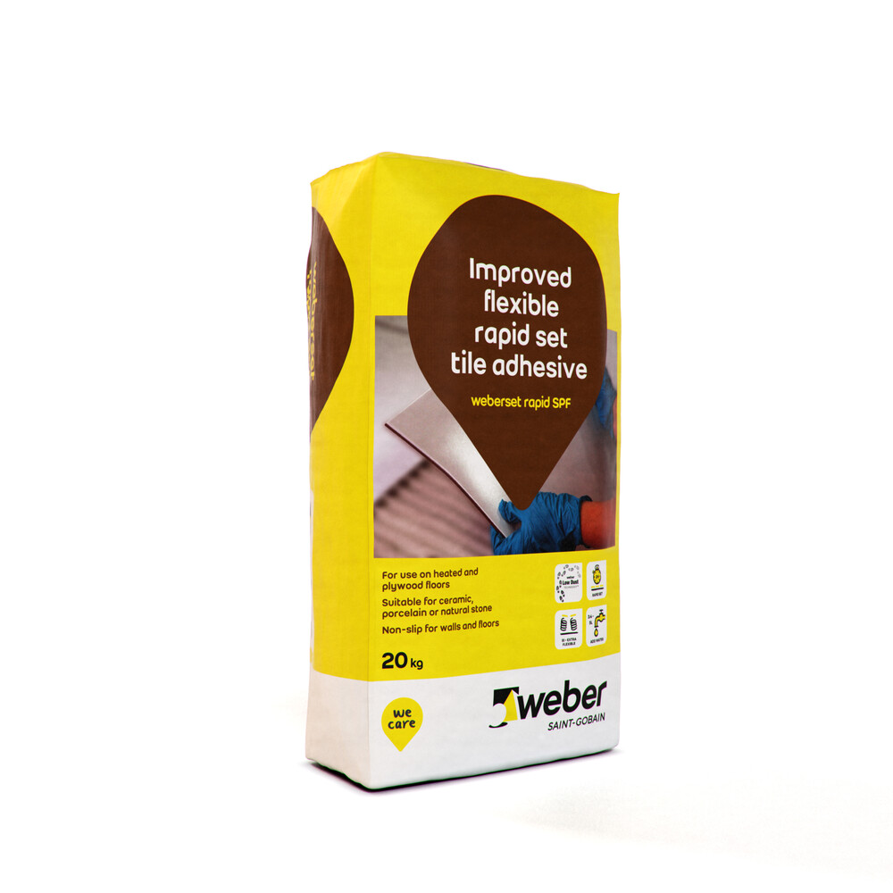 weberset rapid SPF — rapid set flexible tile adhesive weberset rapid SPF — rapid set flexible tile adhesive
